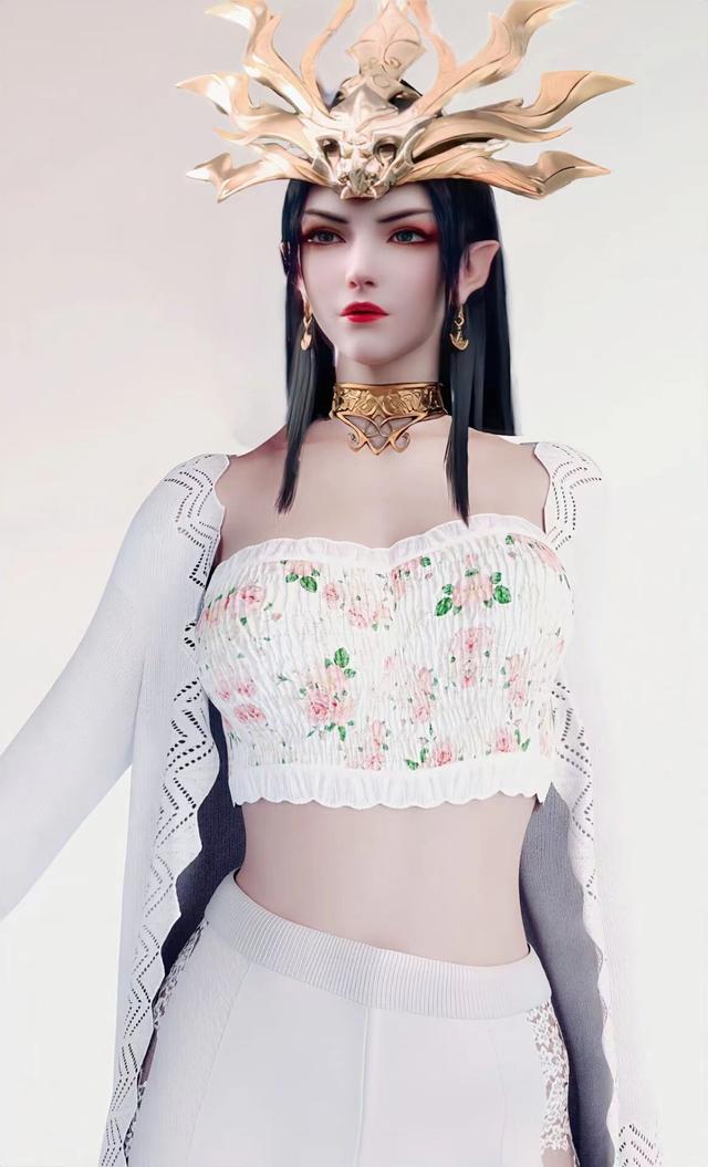 《斗破苍穹》美杜莎的现代装曝光，JK裙无比养眼-哪边嗨