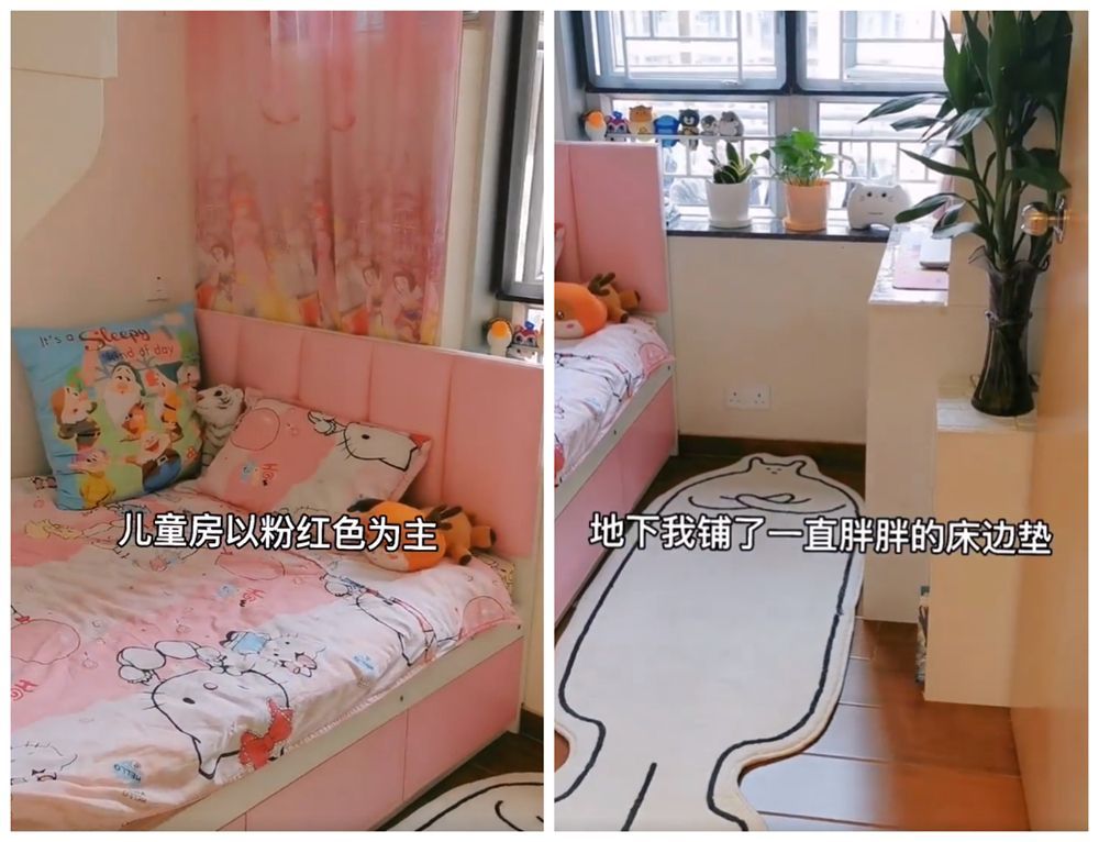 香港一家三口的蜗居：缩小客厅，30㎡一室改两室，没想到还挺舒适