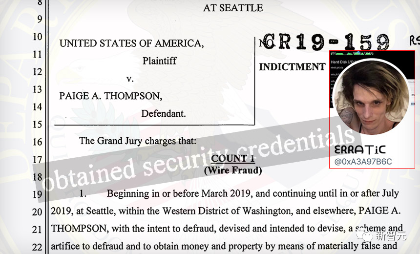 36岁前亚马逊变性黑客，窃取超1亿人数据被判20年监禁