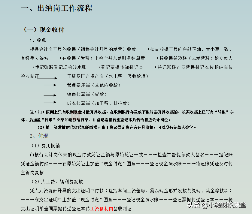 总监给实习生做的财务工作流程，连老会计看了都眼馋，太详细了