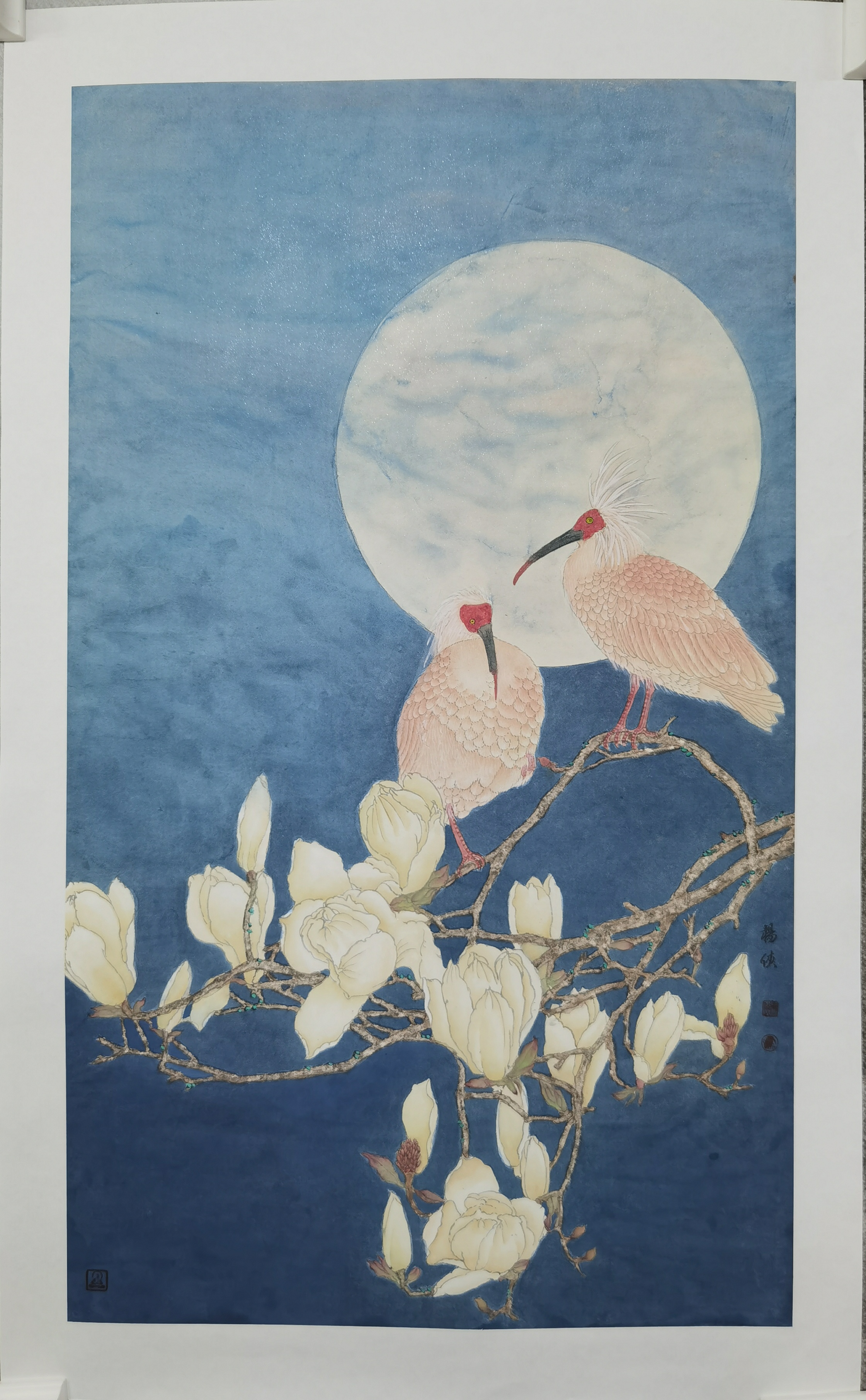 文明的审美思索、形象建构与灵魂守望—评杨侠的朱鹮系列绘画作品