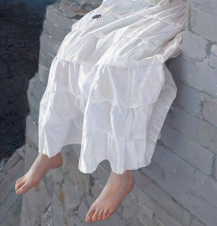 吴静涵笔下的少女，如此清纯
