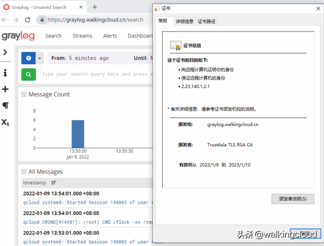 为GrayLog Web接口配置nginx HTTPS/SSL反向代理