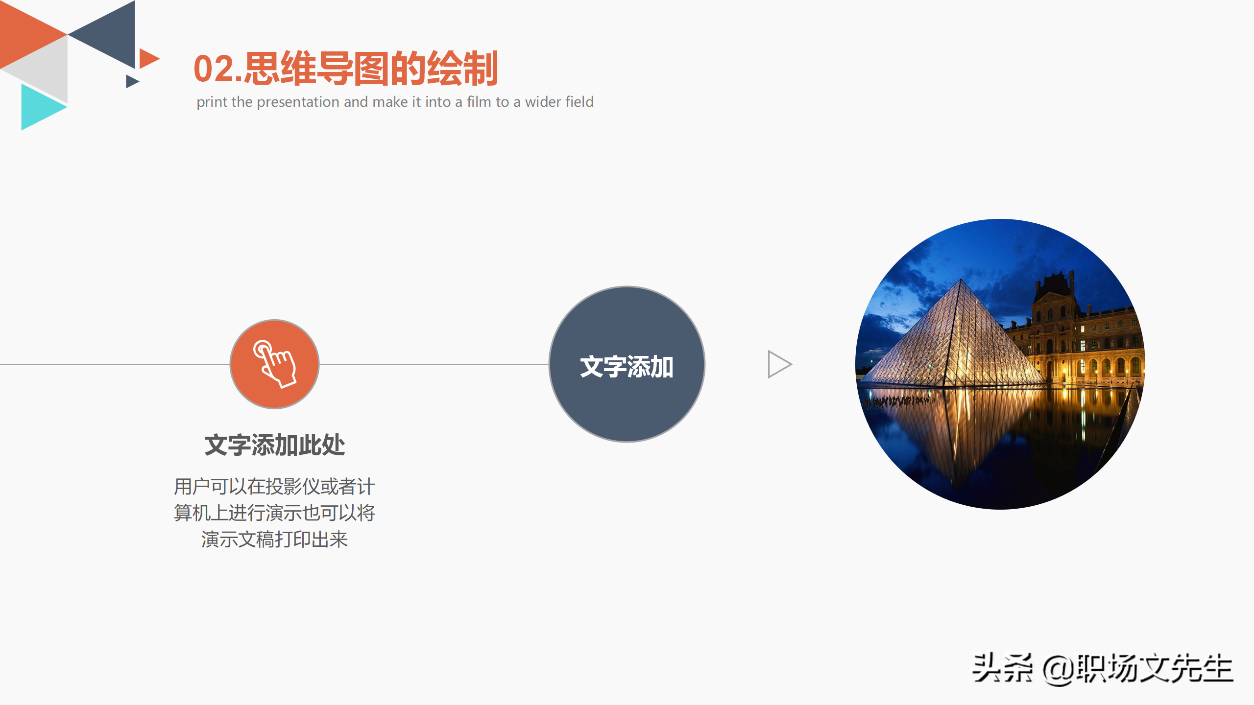 思维导图的优势与运用领域，34页思维导图培训PPT模板，思维导图