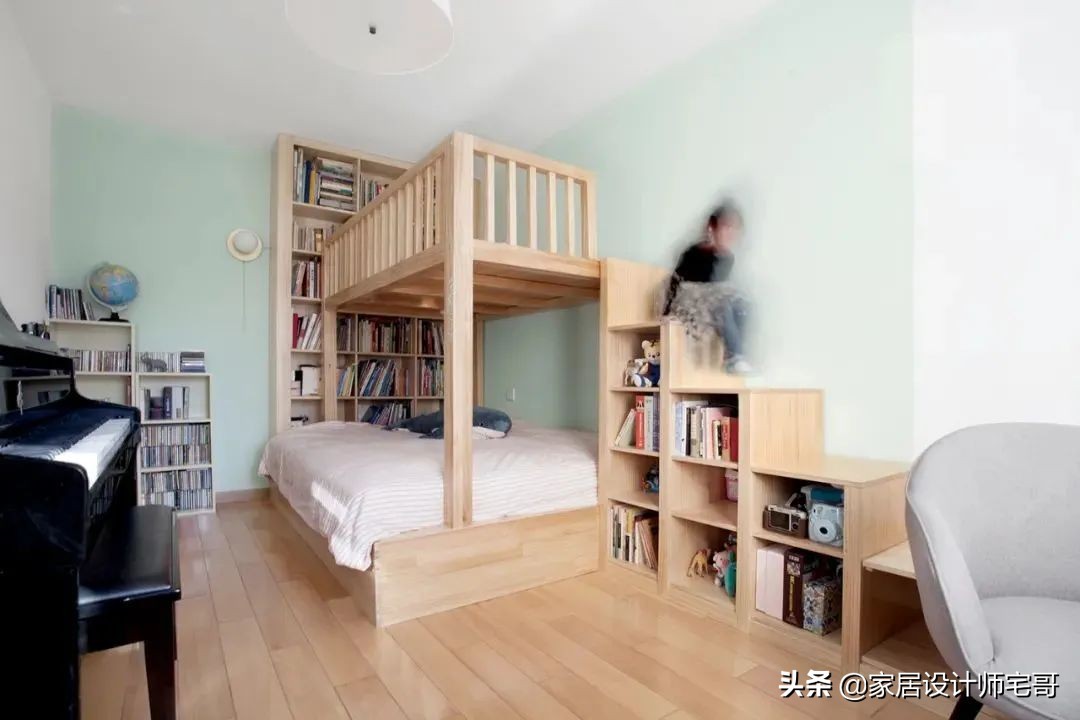 北京一家3口的50㎡小家，奇葩户型大改造，装修不豪华，但很温馨