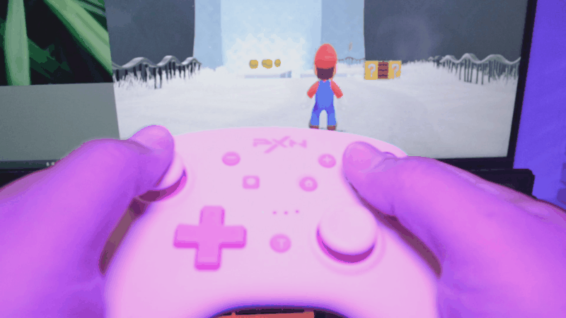 少女心樱花粉糖果色登场 莱仕达PXN-9607X SWITCH手柄