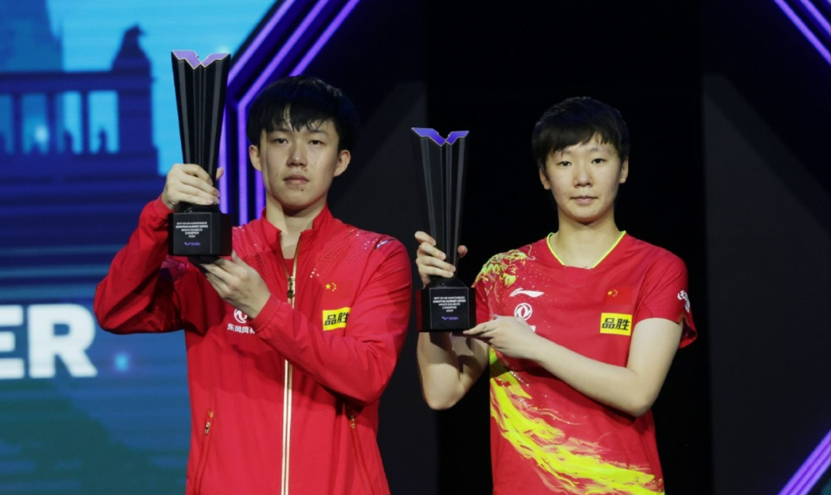 国乒第一冠！王炸3比2翻盘张本/早田混双登顶，王楚钦4比3胜马龙