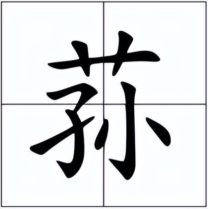 荪怎么读？荪的读音和意思