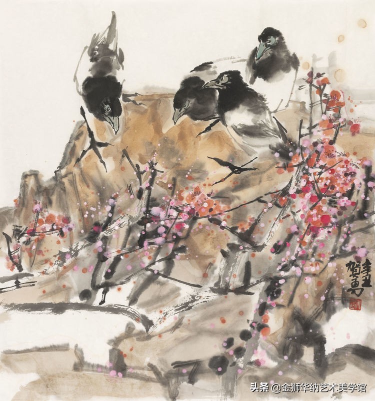 画家贺勇先生优秀作品（小品花间系列）欣赏系列《四》