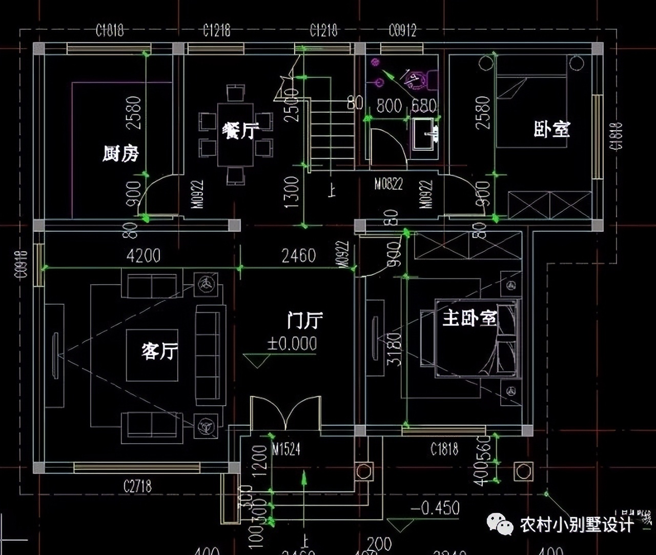 6款成本低面积小的二层农村别墅，2022年宅地小就这么建筑