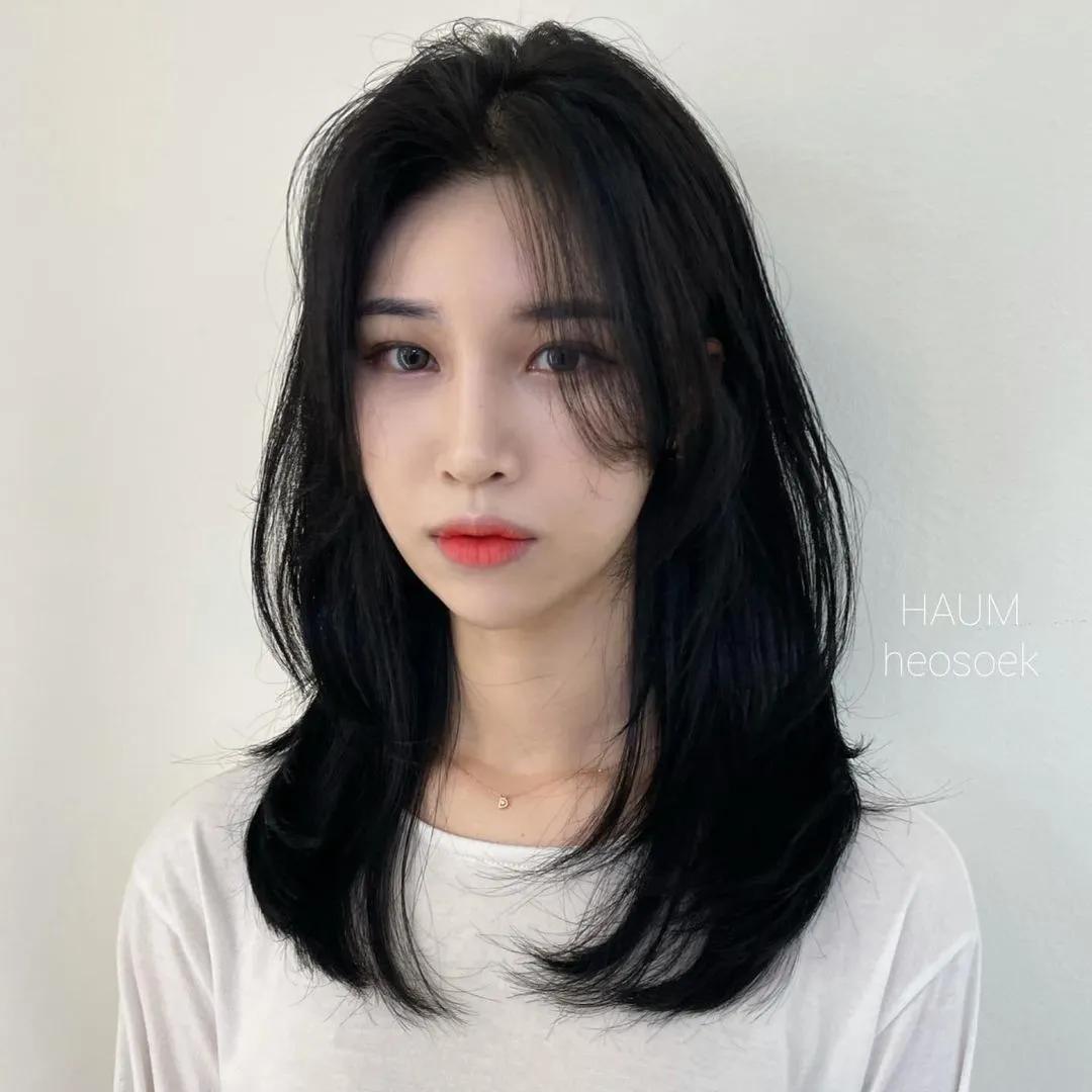 自然黑色头发图片(爱上暗色系发色) - 赤虎壹号