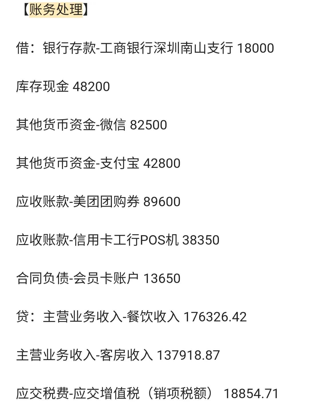餐饮业会计核算,餐饮业会计核算流程