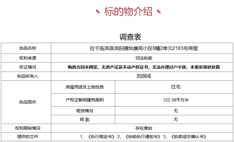 「司法拍卖」多套房产、铺面低价来袭，快来看看吧