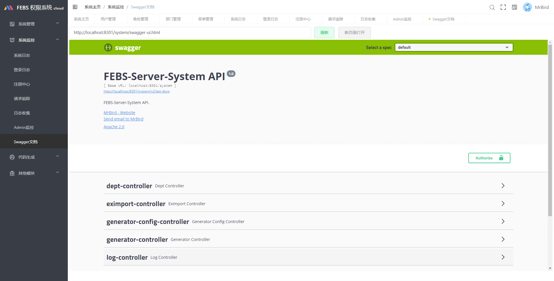 「Java开源系统」FEBS Cloud 微服务权限系统开源系统