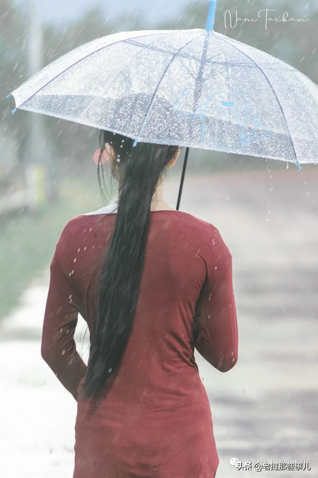 老挝水音小姐姐，三年前旧照翻出，超可爱