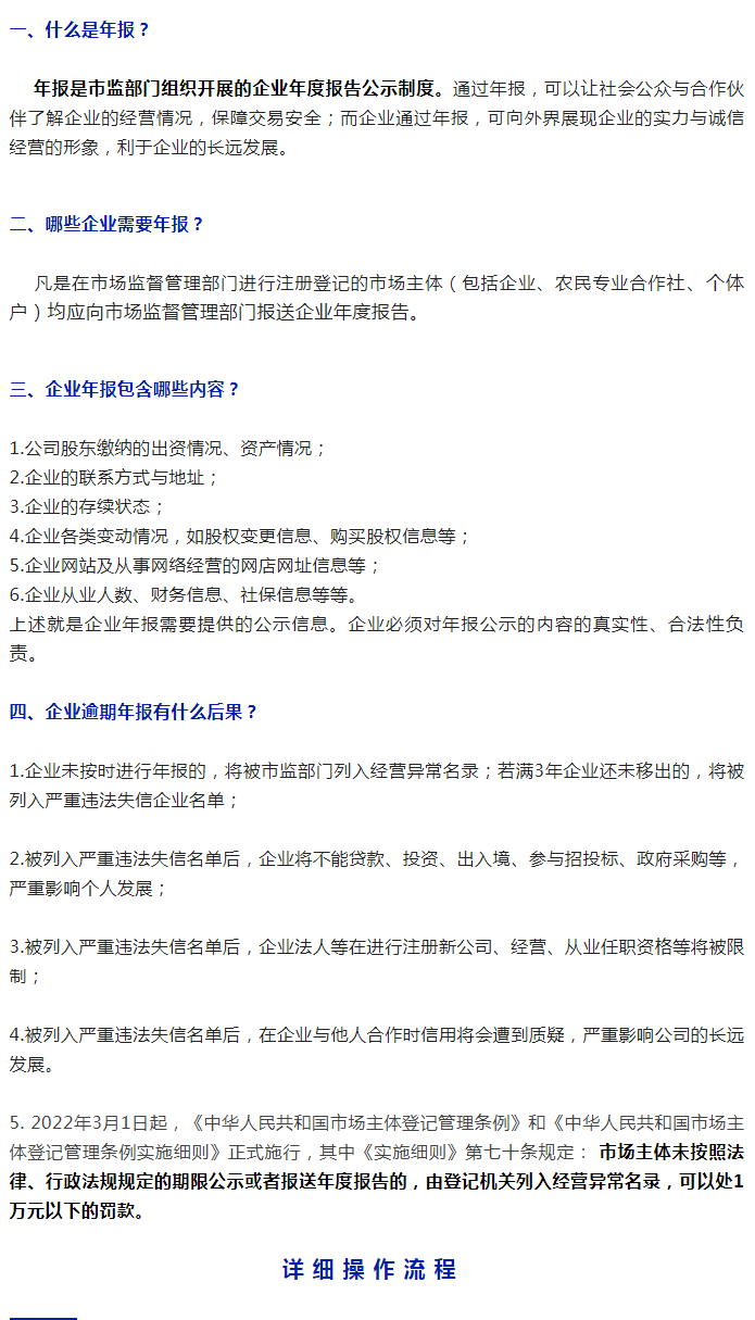 工商年检网上申报系统（重要提醒）