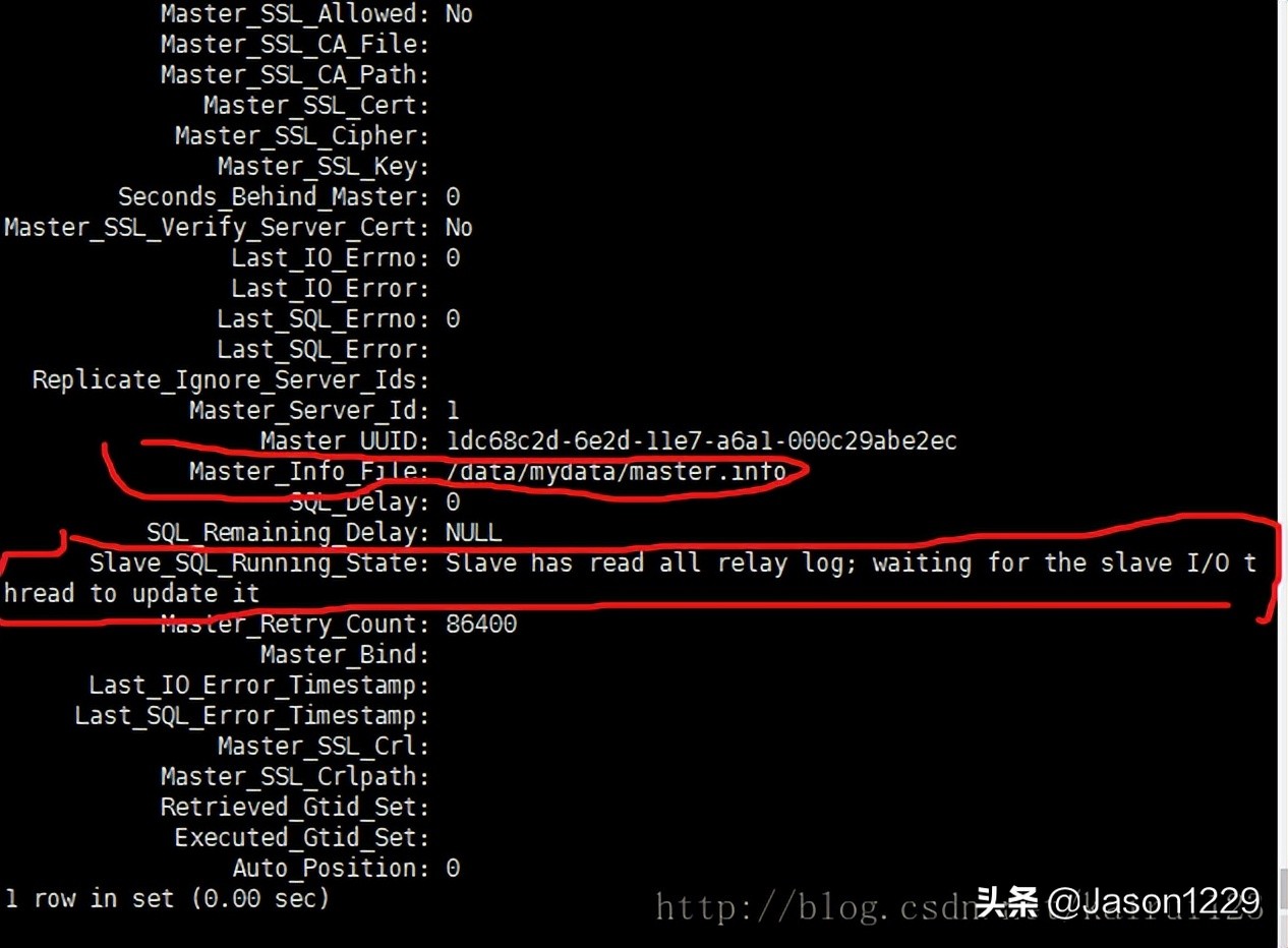 一从一主模式的搭建