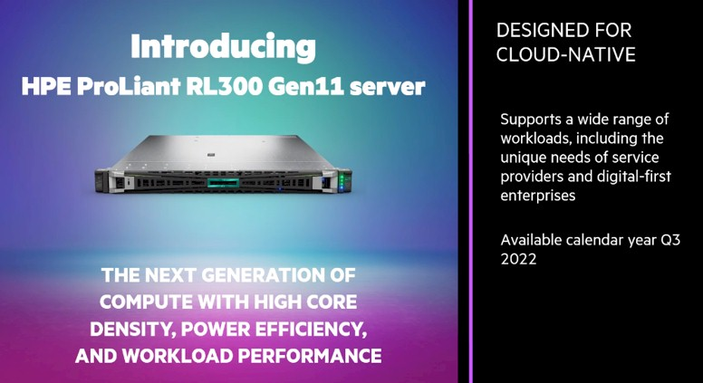 大厂试水，HPE推出Arm CPU通用服务器产品