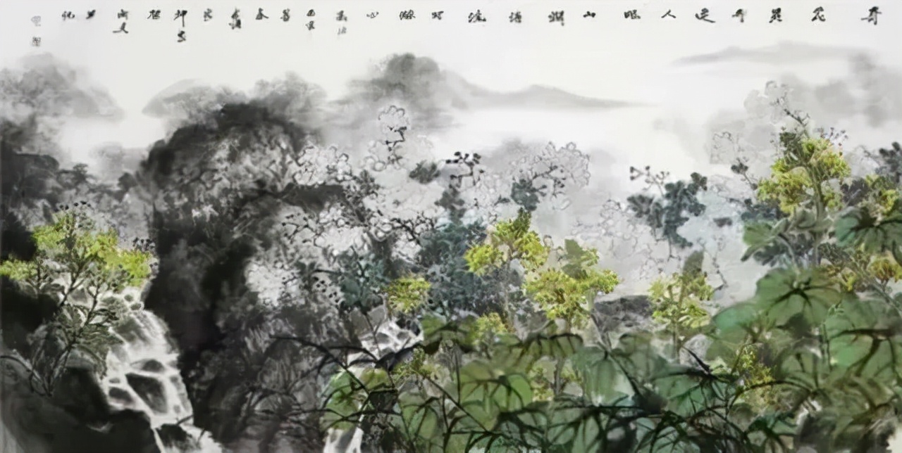 意境清远，笔墨雅洁的花鸟画