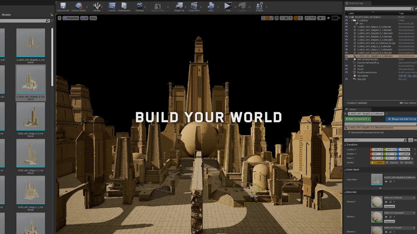 超巨3d资产库，大量各种题材场景400G下载，适合所有3D平台