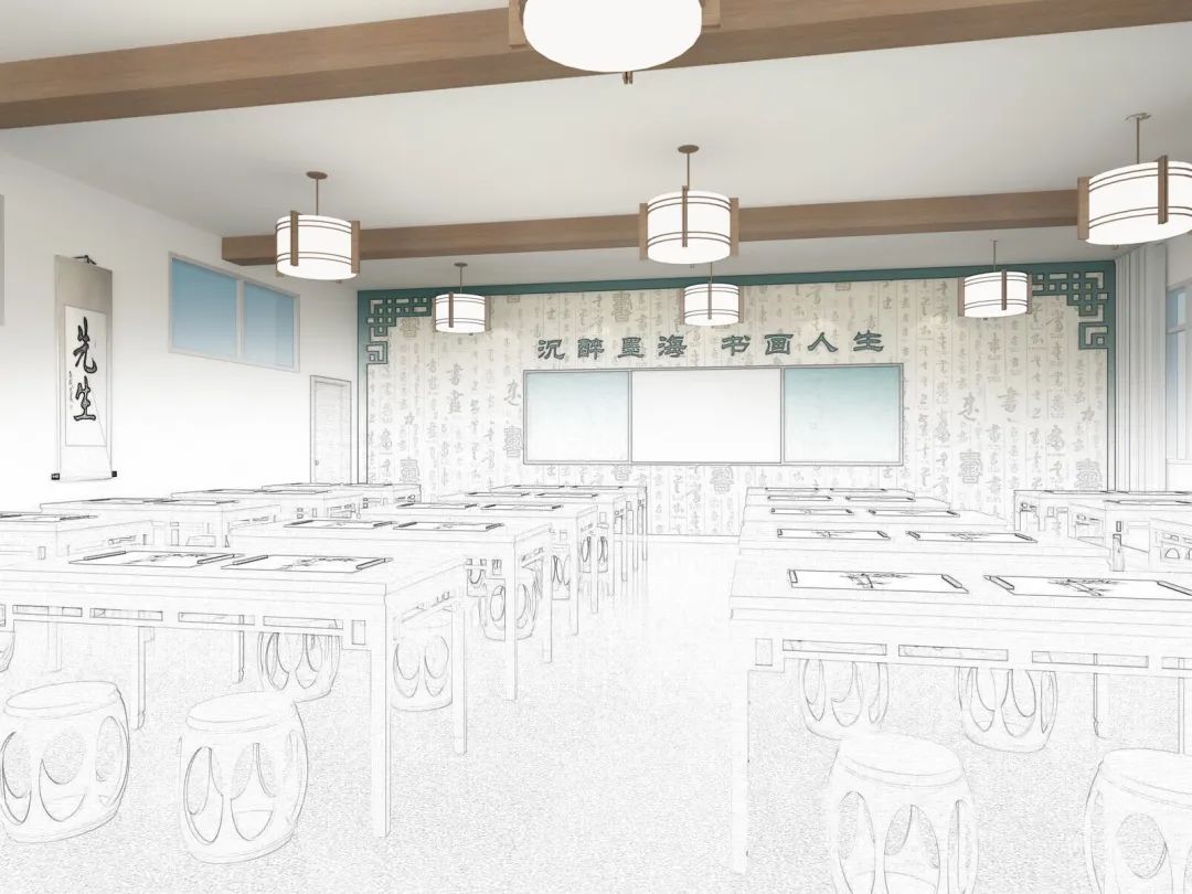 东方韵，校园景——校园文化室内篇