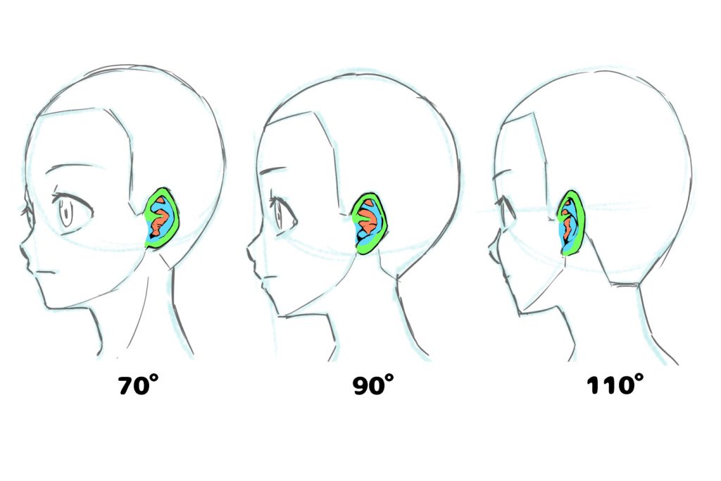 简单易懂的耳朵结构画法！画出没有违和感的耳朵
