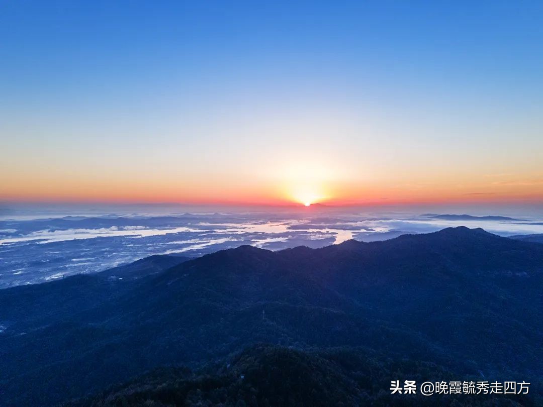 坠落无人机加冬日独自露宿，得木兰山绝美的日出日落，不后悔