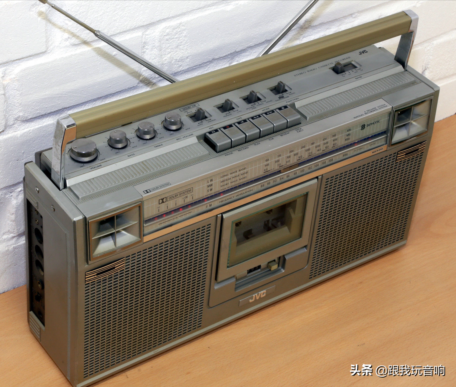 JVC RC-656LB 便携式立体声收录机 (1980年生产)