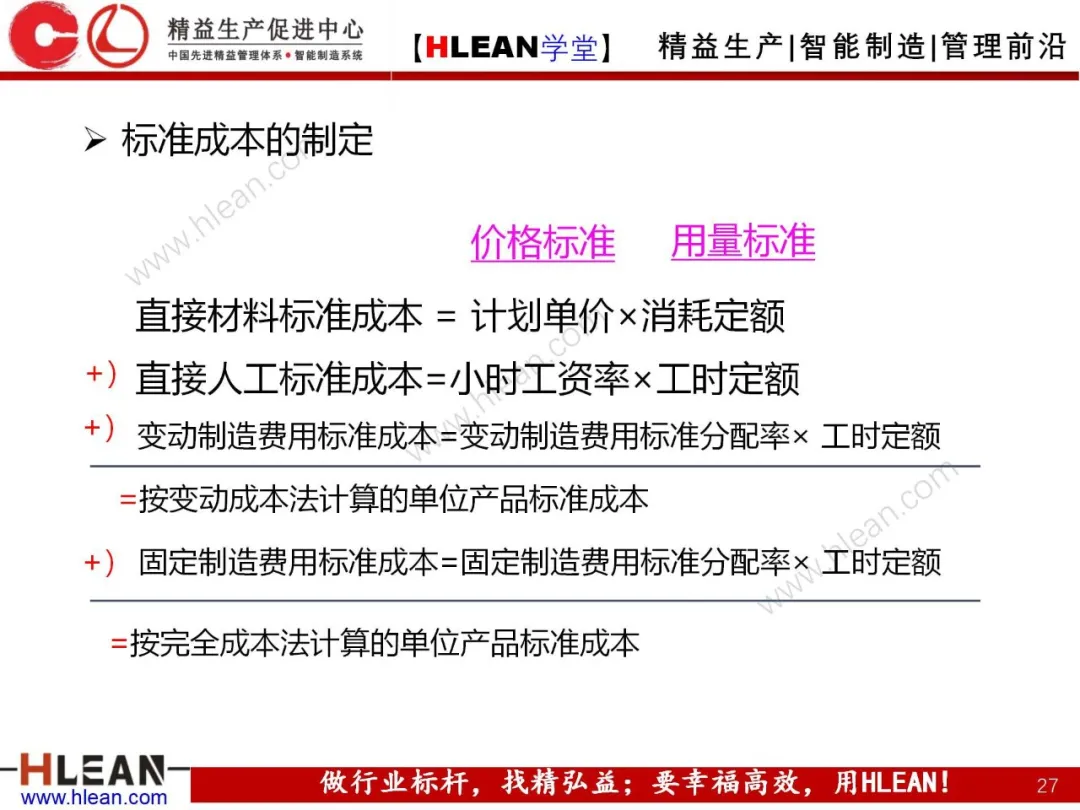 「精益学堂」成本控制原理概述