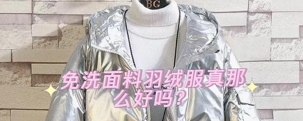 免洗的羽绒服脏了怎么清理（这方法让你的羽绒重获新生）