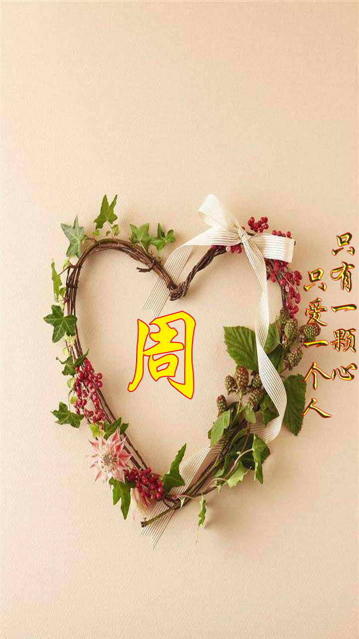 手机壁纸 只有一颗心 只爱一个人