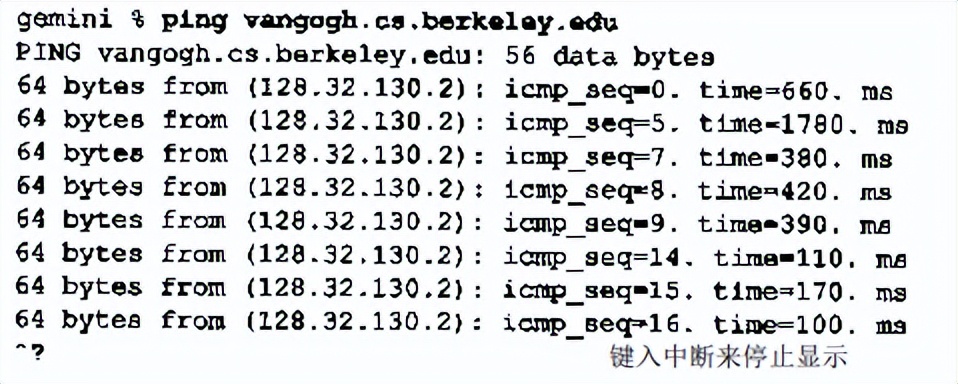 ICMP回显报文——ping程序