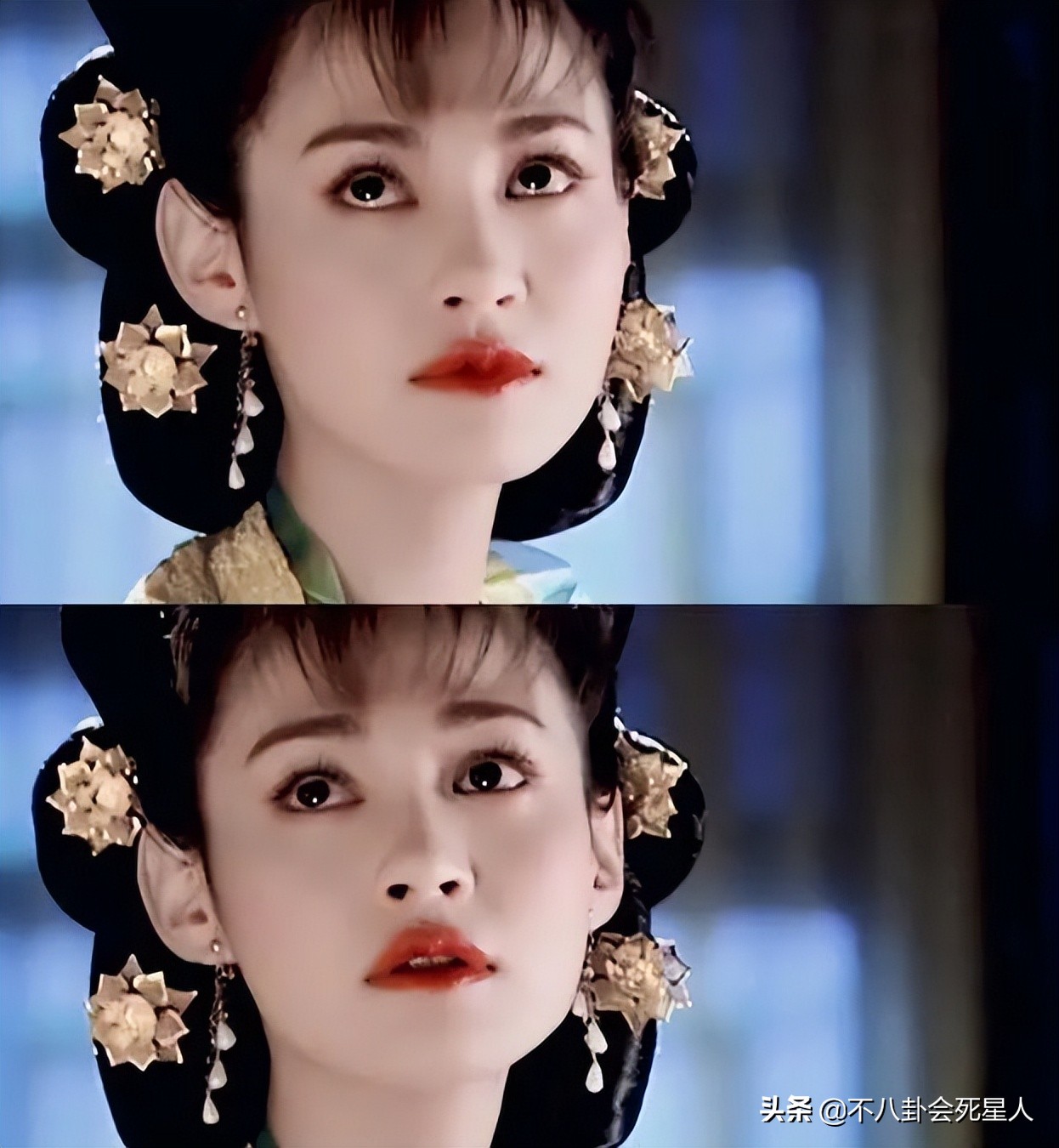 娱乐圈“假下巴”大赏，又尖又翘，一笑下巴原地起飞太吓人