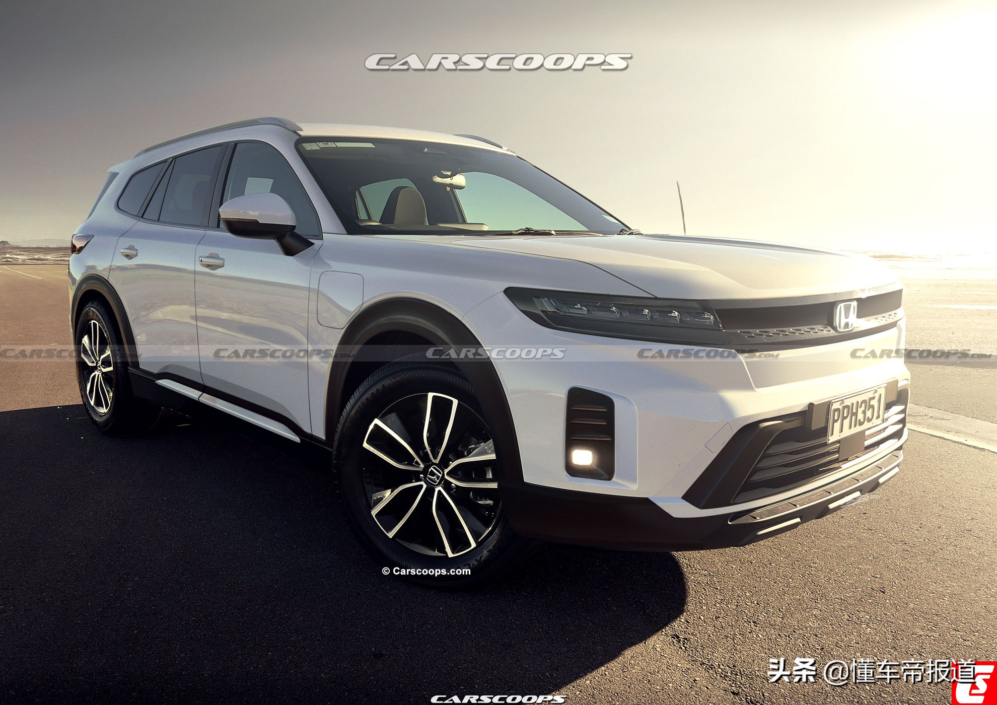 新车联手通用ultium平台年内发布概念版本田prologue渲染图