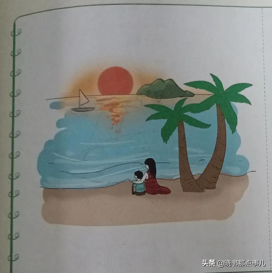 一升二看图写话指导(海上日出)