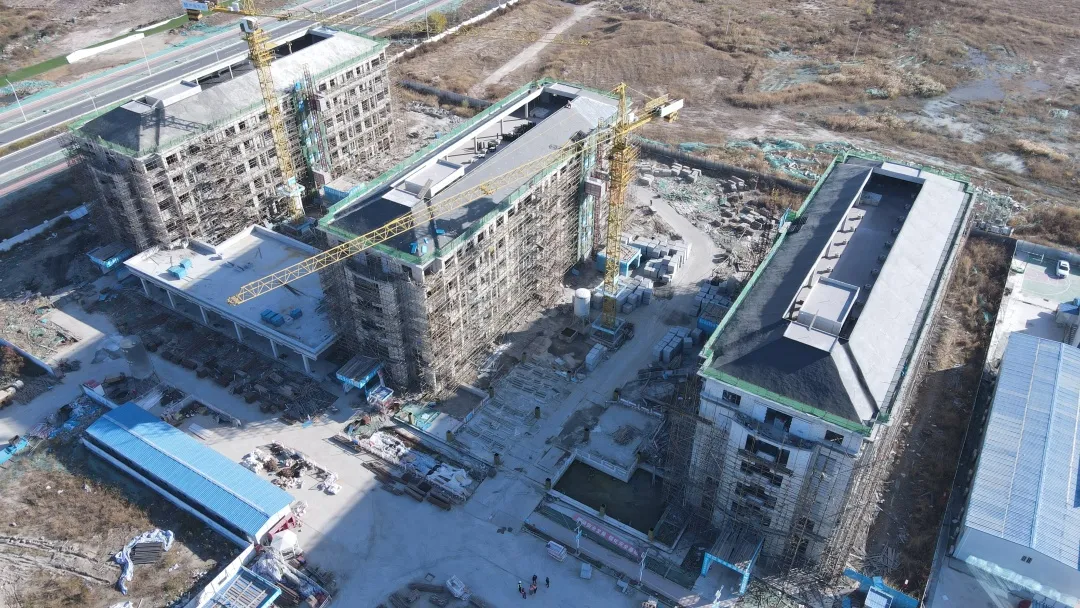 先睹为快！天津医科大学新校区一期工程主体封顶了