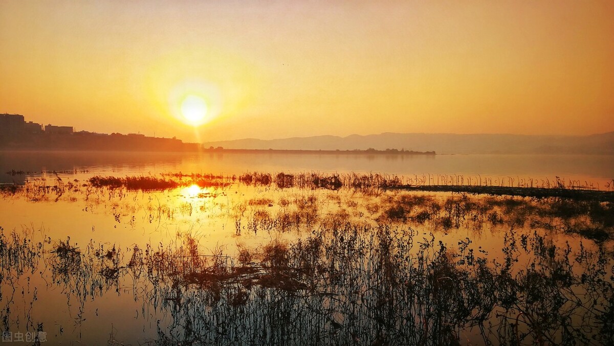 夕阳无限好最美是黄昏图片