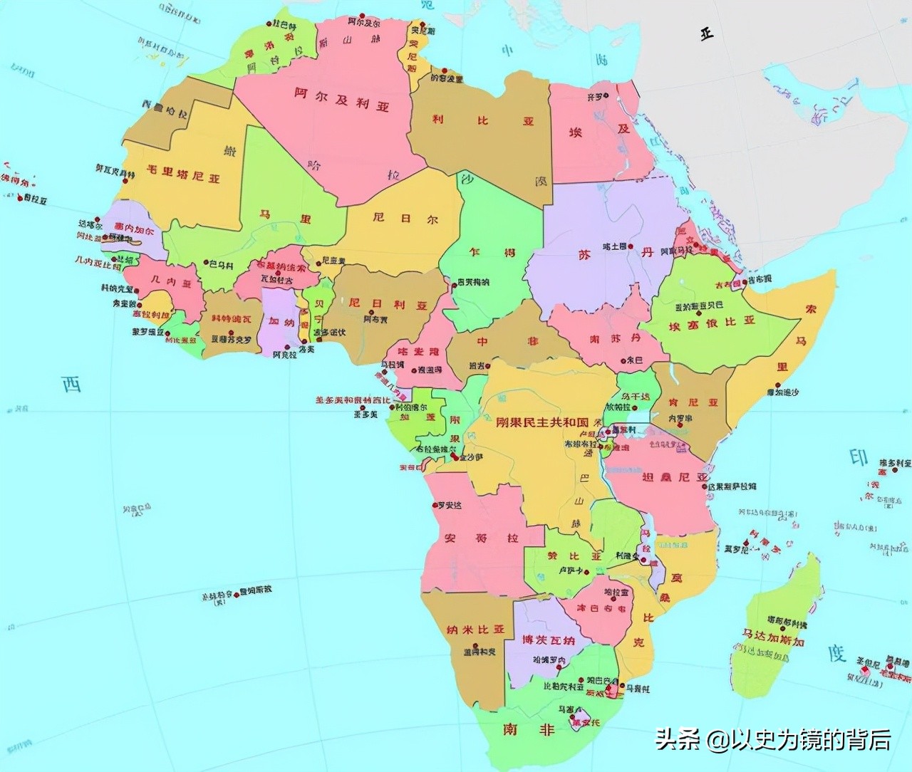 非洲经济三强，尼日利亚人口最多，埃及历史最久，南非独立最早