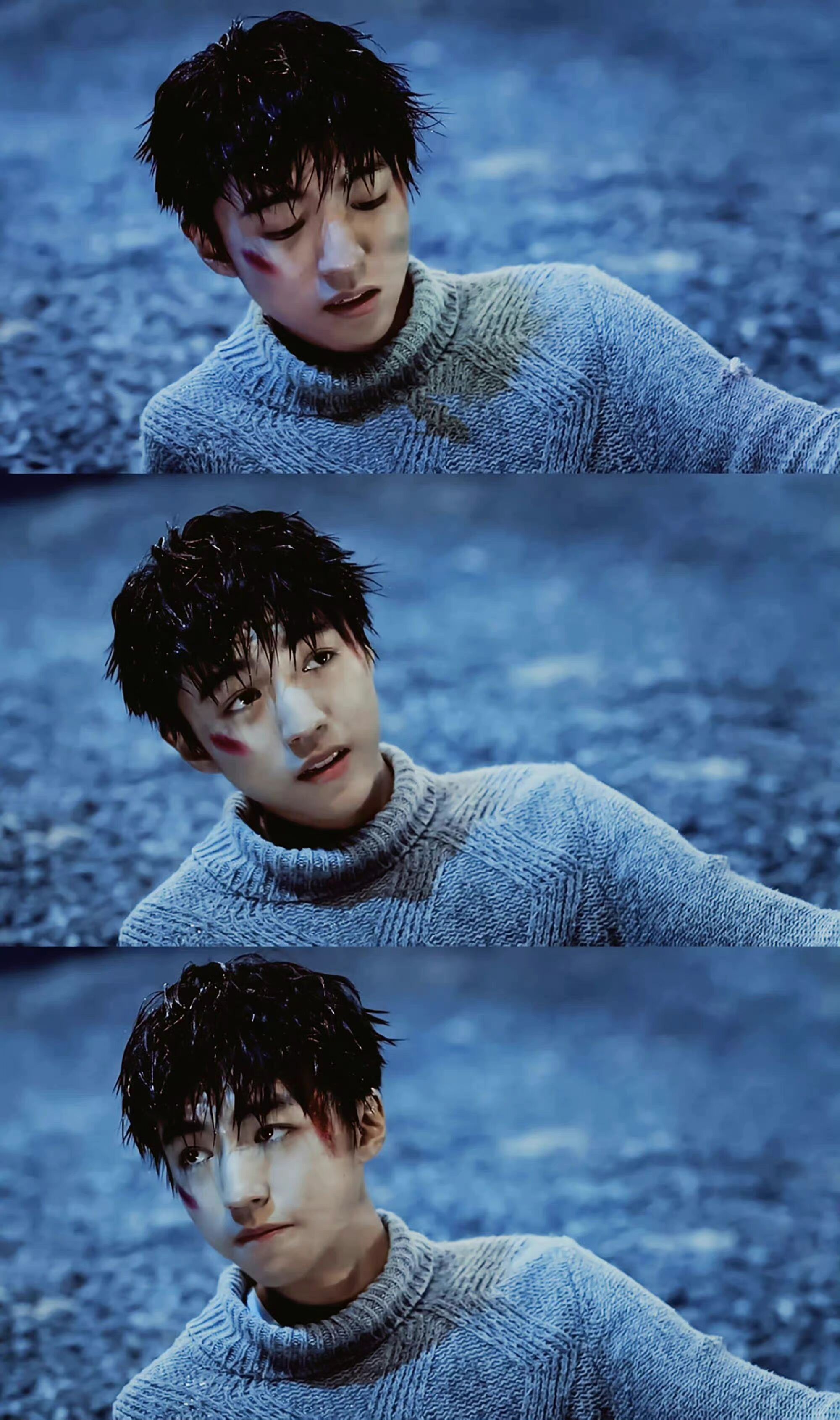 王俊凯的战损妆上热搜，但粉丝都觉得大可不必，不要搞笑男人设