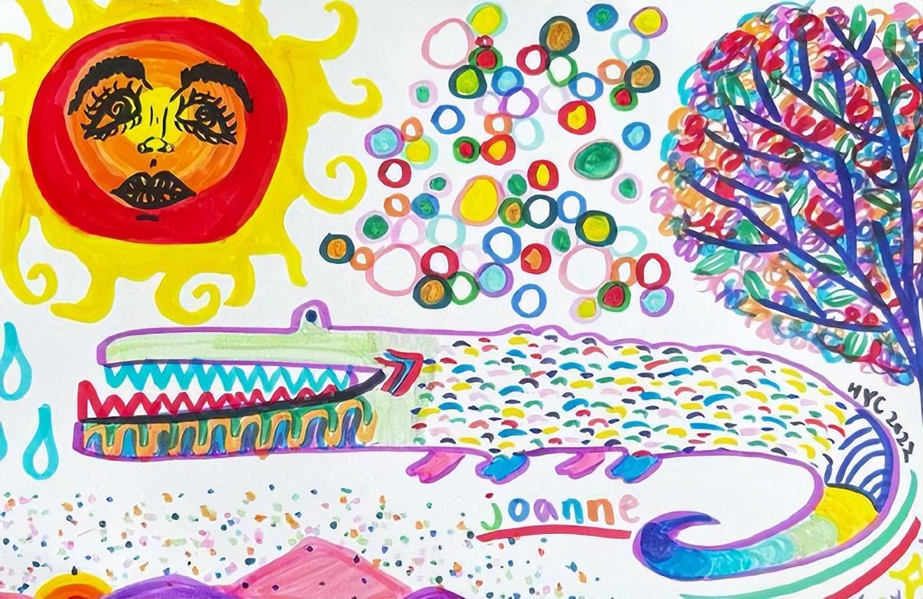 兄妹三人：黄多多带领多妹和弟弟作画，网友：三个艺术家