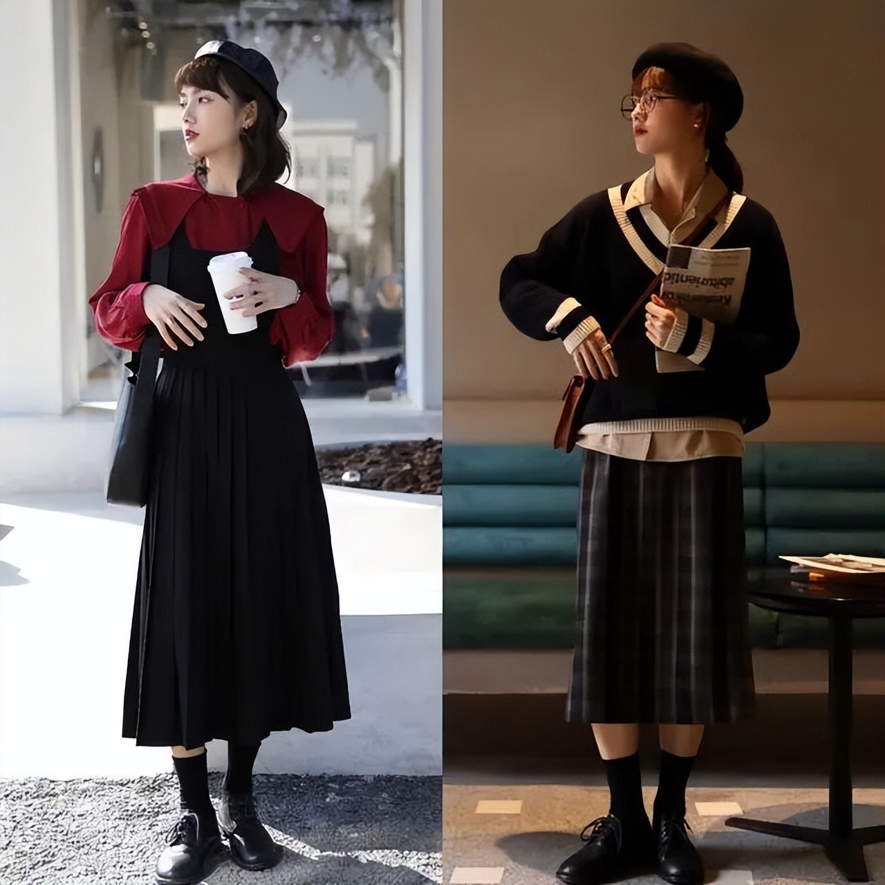 小白鞋过时了，今秋流行“牛津鞋”，配对下装洋气又显瘦，好看