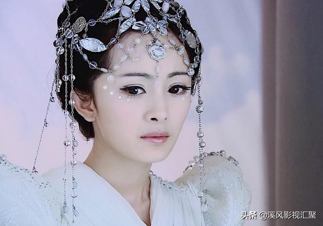 女演员超美的水晶妆，蒋欣的绿儿超灵动，杨幂的夕瑶太惊艳