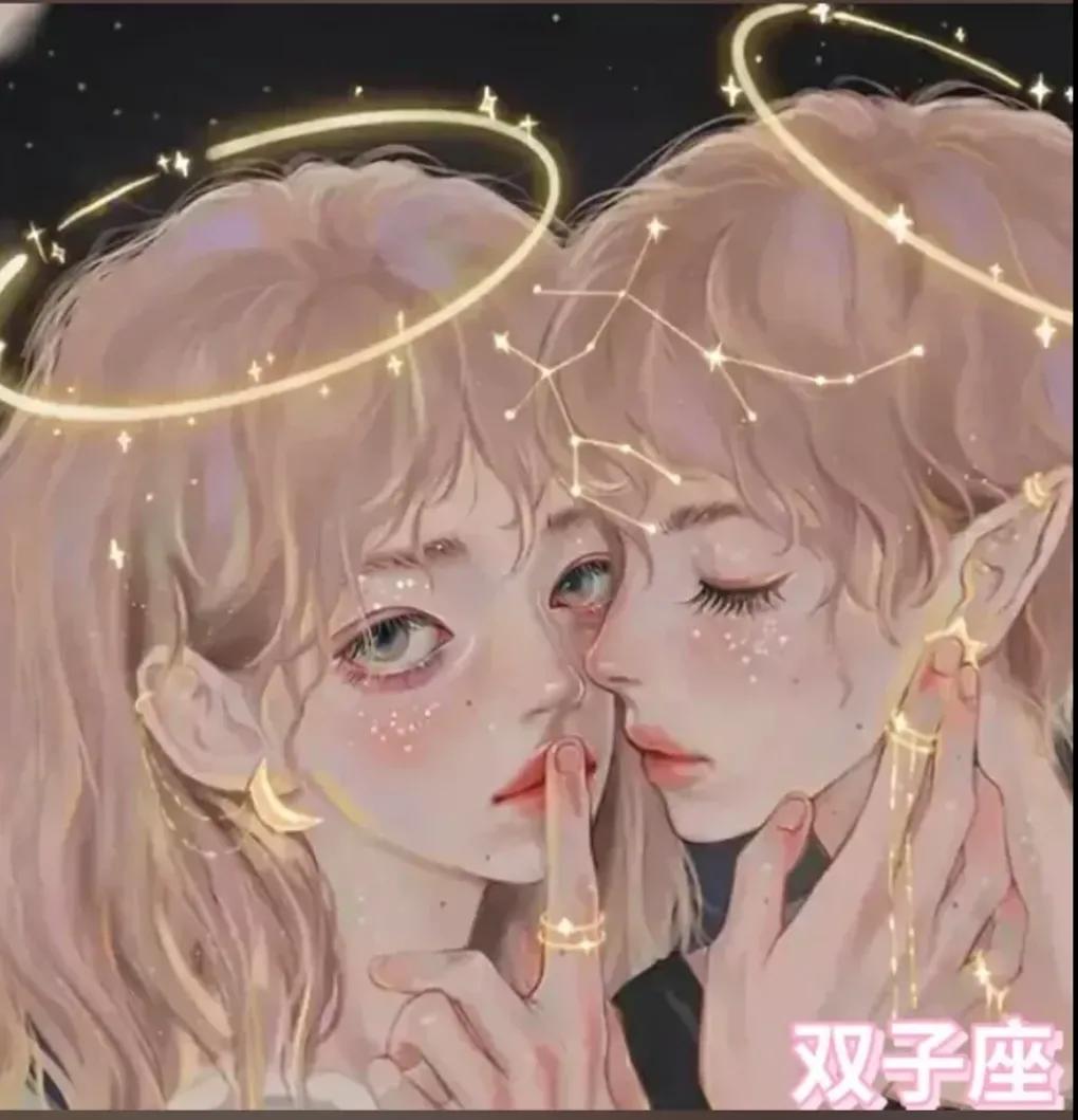 十二星座头像/12星座女生漫画头像