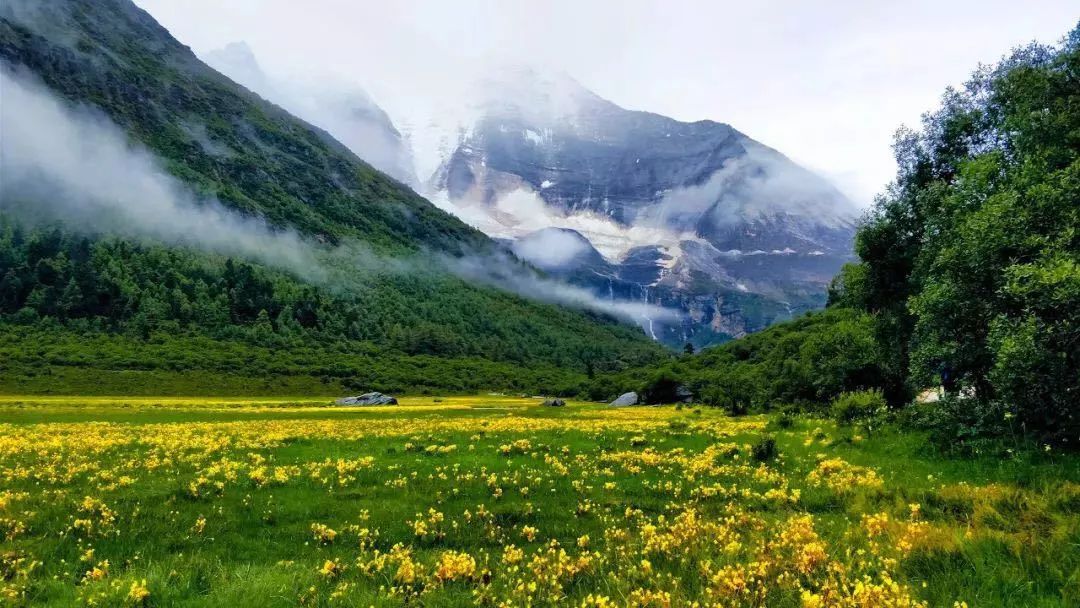 雪山,冰川,湖泊,牧場…組成了一幅未被世俗沾染的美妙風景畫!