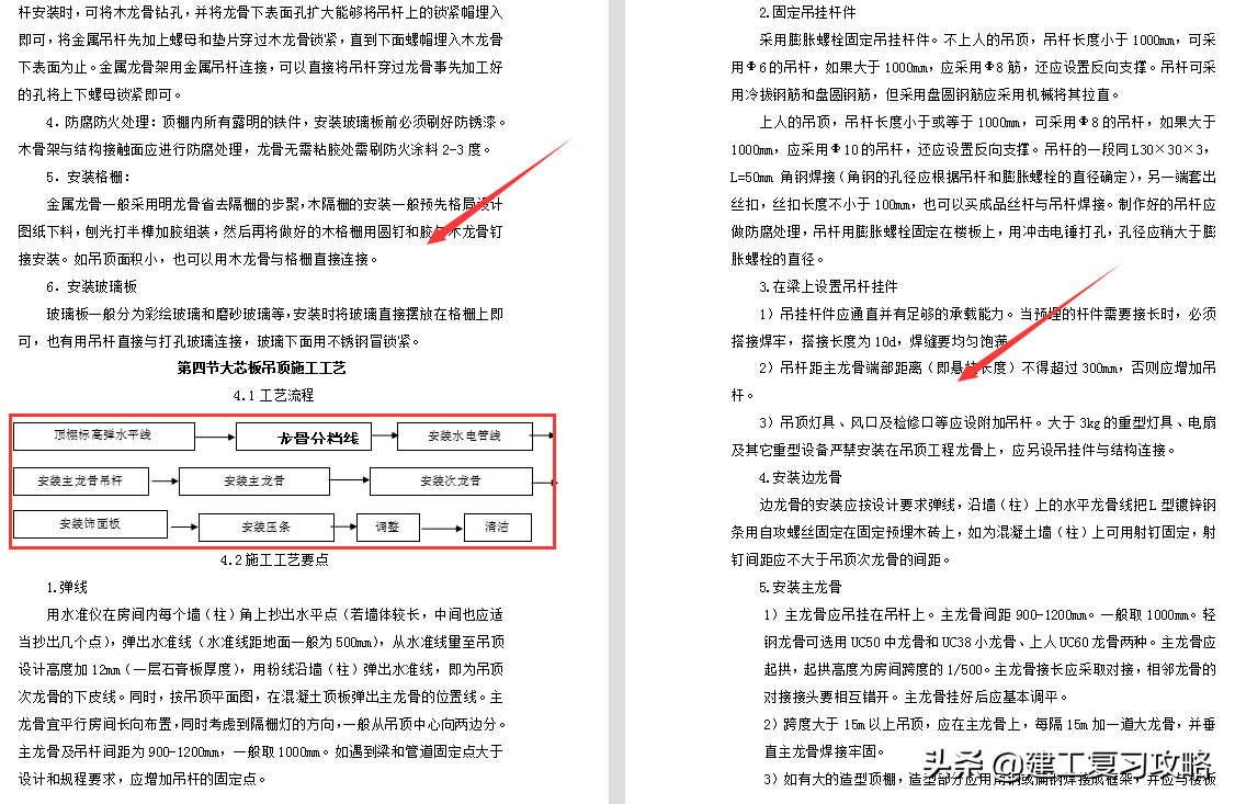 装饰装修难度高？484页装饰装修施工工艺汇总，图表结合清晰易懂