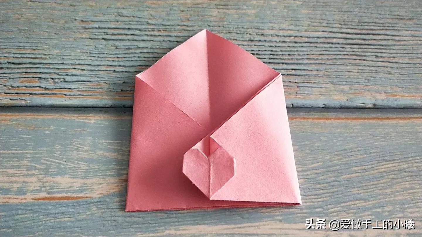 好看又精致的爱心信封折纸，快学起来