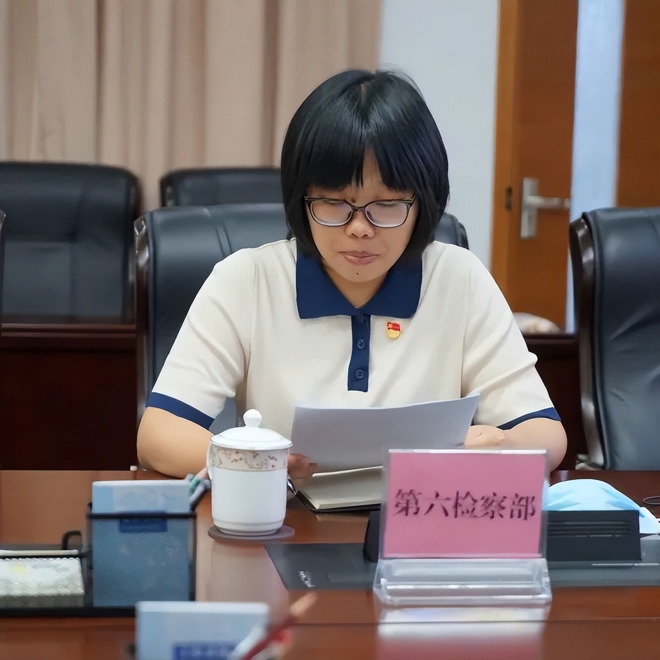 台山市直机关工委到台山市人民检察院开展党员示范岗复检考评