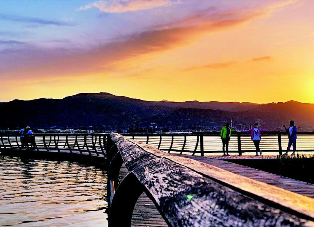 晋阳湖畔好风光