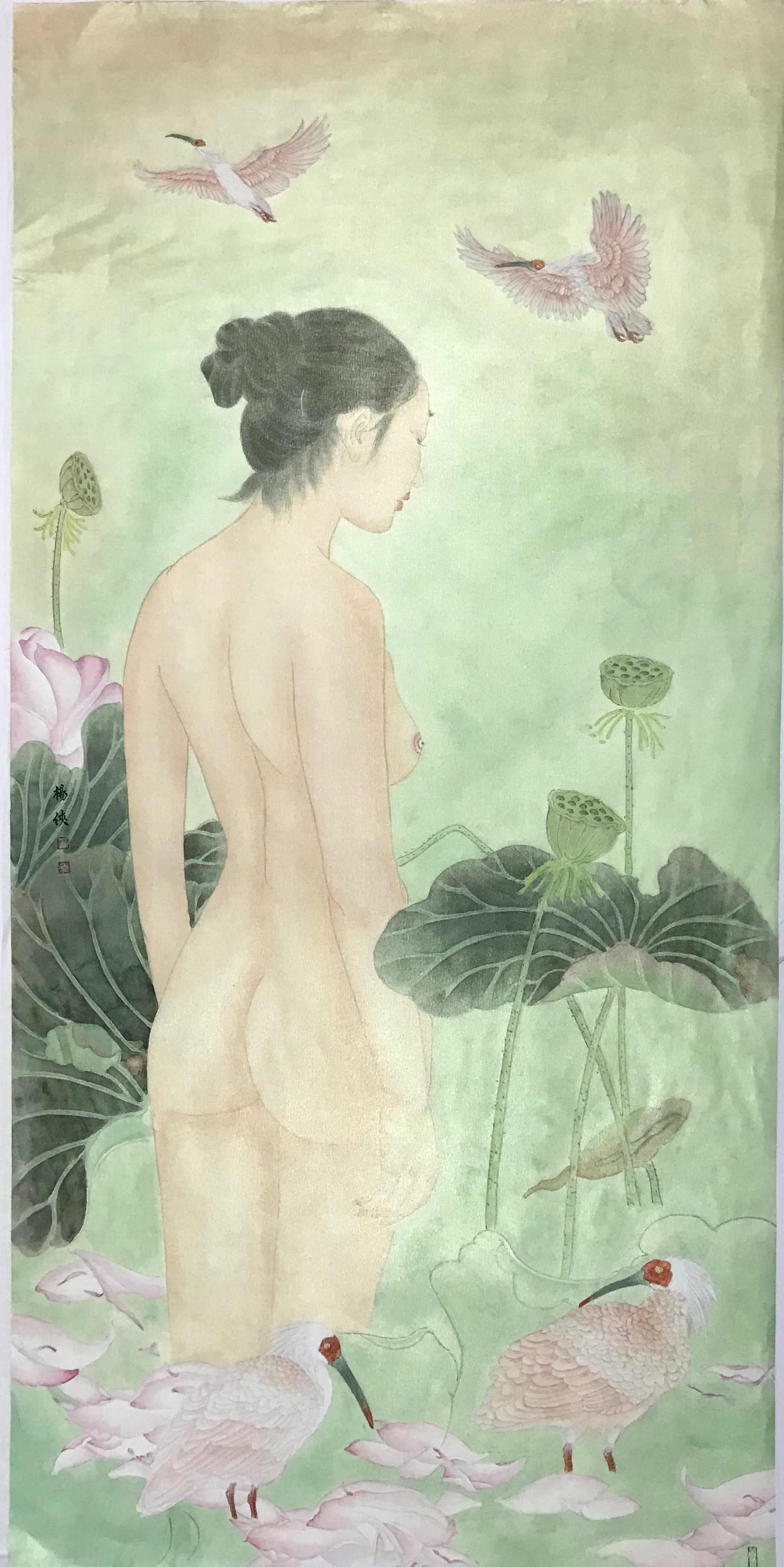 文明的审美思索、形象建构与灵魂守望—评杨侠的朱鹮系列绘画作品