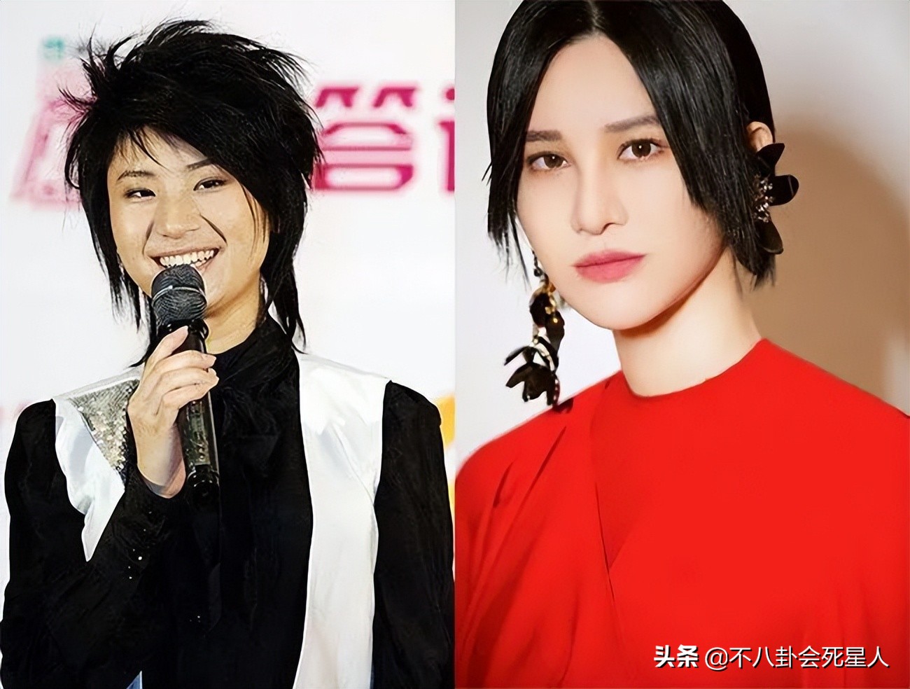 娱乐圈“假下巴”大赏，又尖又翘，一笑下巴原地起飞太吓人